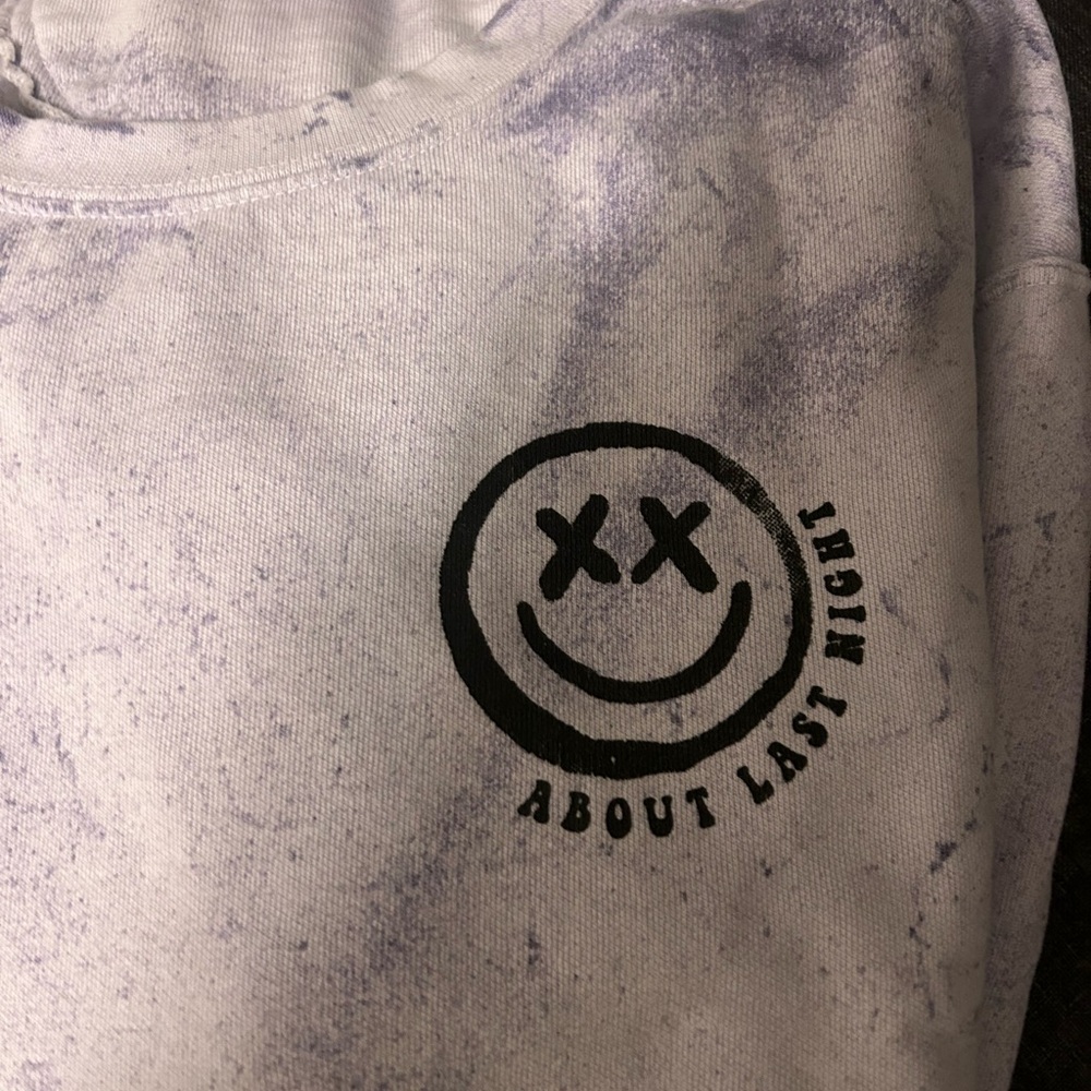 About last night sweatshirt